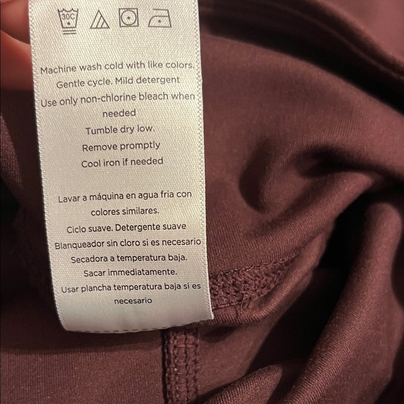 Danskin Burgundy High-Waisted Leggings - Picture 13 of 13